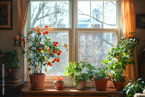 Potted Plants and Tomatoes ...