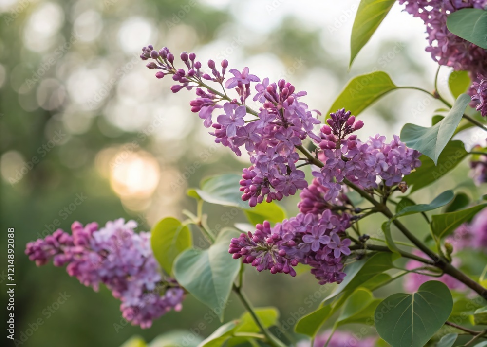 Delicate Lilac Blossoms with Soft Bokeh Background - Spring Floral Photography Delicate Lilac Blossoms with Soft Bokeh Background - Spring Floral Photography