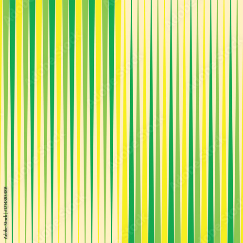 simple nion ,green ,yellow colour vertical thik to thin line pattern on begie background. photo