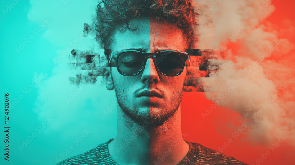Hallucination, A high-fidelity image depicting a chaotic hallucination in a raw artistic style, optimized for enhanced resolution and detail. Hallucination, A high-fidelity image depicting a chaotic hallucination in a raw artistic style, optimized for enhanced resolution and detail.