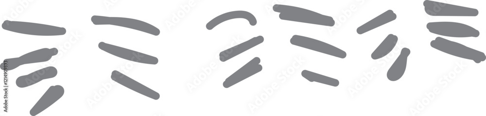 Vector set of hand-drawn cute cartoony expression sign doodle line stroke. movement drawing, curve directional arrows, emoticon effects design elements, cartoon character emotion symbols, Vector set of hand-drawn cute cartoony expression sign doodle line stroke. movement drawing, curve directional arrows, emoticon effects design elements, cartoon character emotion symbols,