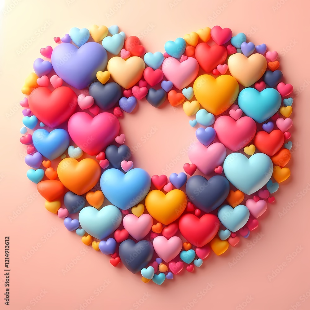 The pattern of love hearts is a popular choice among many. The pattern of love hearts is a popular choice among many.