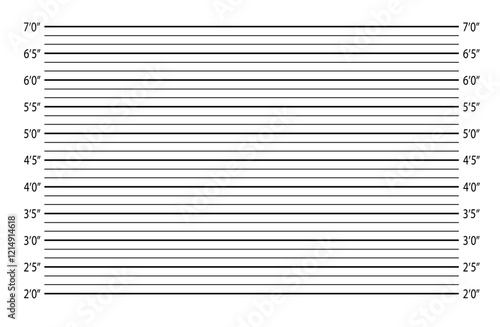 Police lineup or mugshot background. Vector