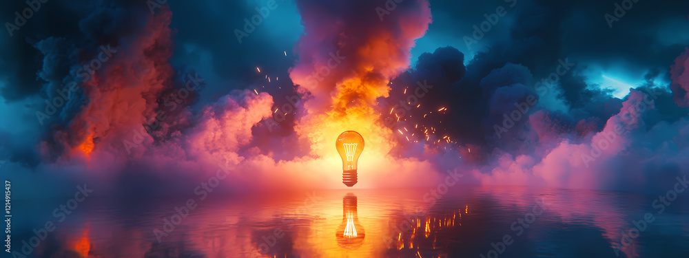 Fototapeta premium Illuminated Creativity