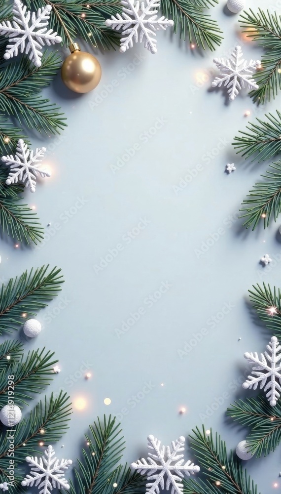 Elegant snowflake frame encircles blank Christmas card vector illustration , snow, xmas Elegant snowflake frame encircles blank Christmas card vector illustration , snow, xmas