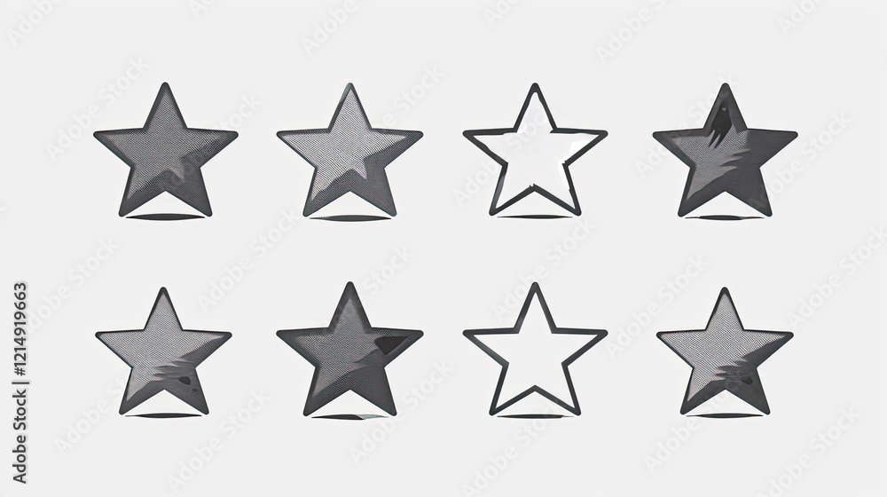star icon set star icon set