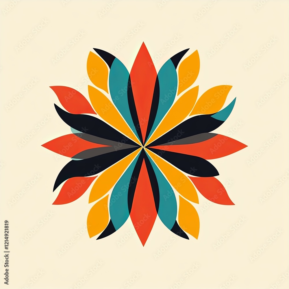 Digital minimalist geometric art Digital minimalist geometric art