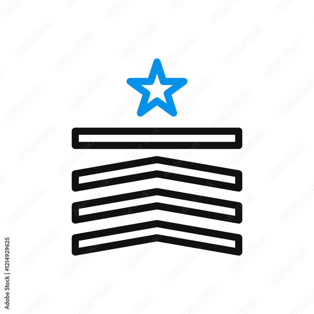 Military Rank Insignia Graphic Illustration Military Rank Insignia Graphic Illustration