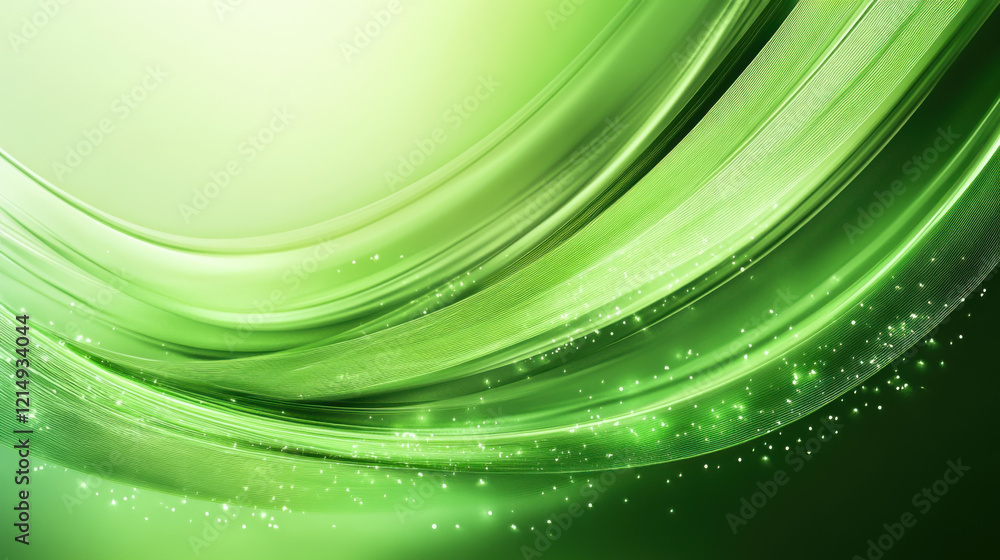 Obraz premium Abstract green image to compliments fractional