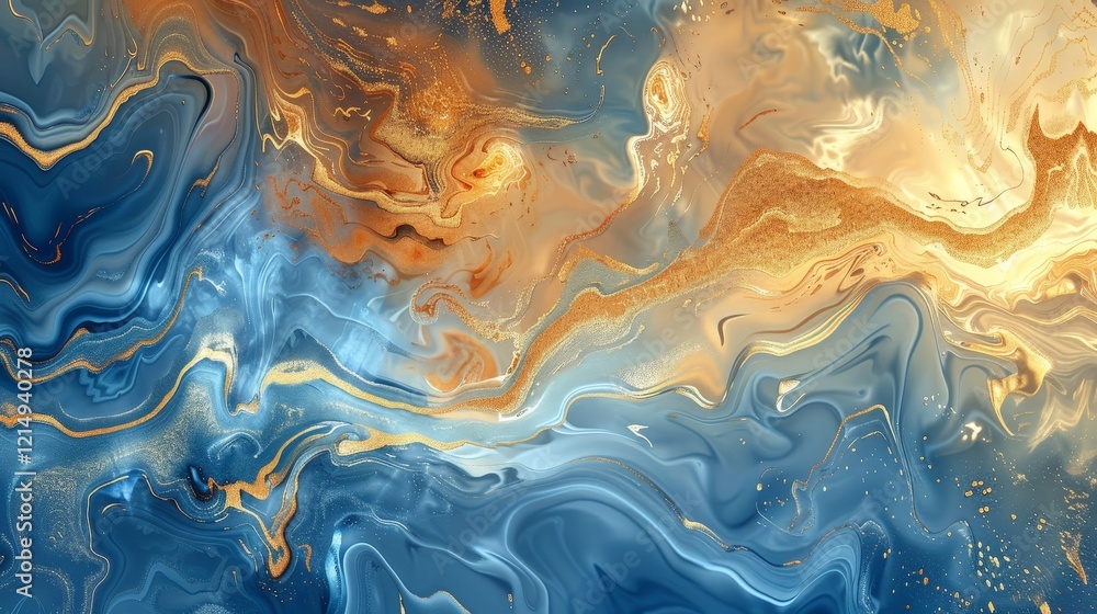 Fototapeta premium Abstract Fluid Art Background