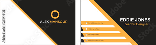 Modern creative professional business card template design for Own Business. Free Download Modern creative professional business card template design for Own Business. - GFXLoad