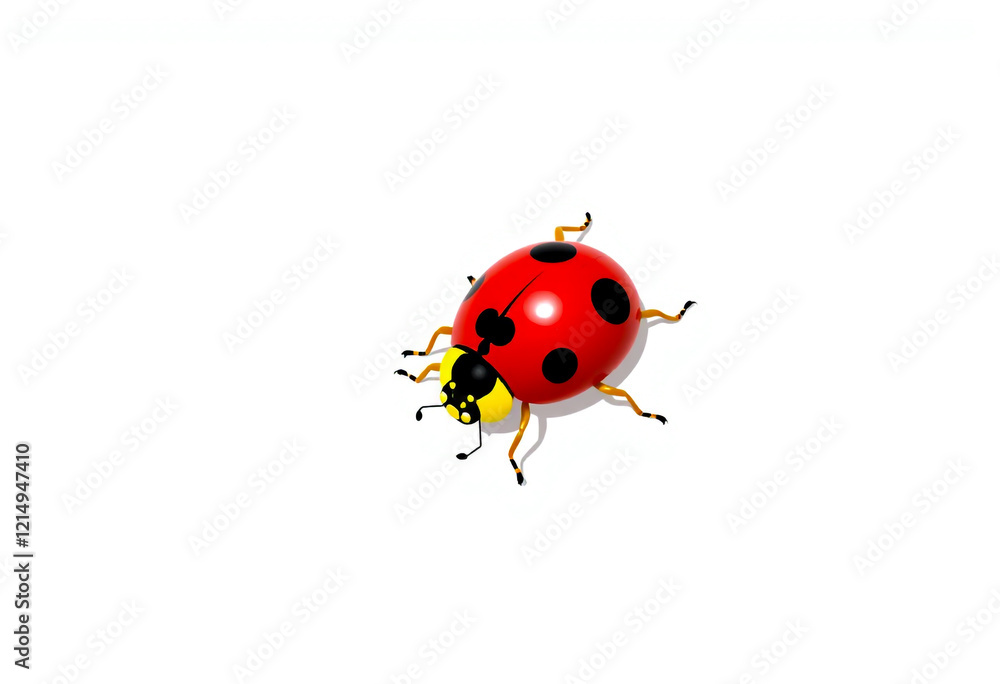 Fototapeta premium Ladybug isolated on a white background