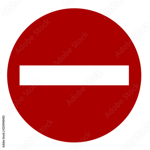 Free Download no entry sign symbol isolated on white background. vector ilustration.  - GFXLoad