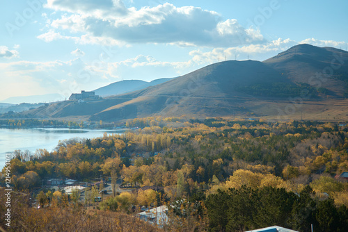 Sevanavank, a  monastery on Lake Sevan, Armenia photo