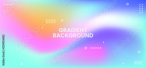 A colorful gradient background with a lot of dots and lines. The background is a mix of blue, pink