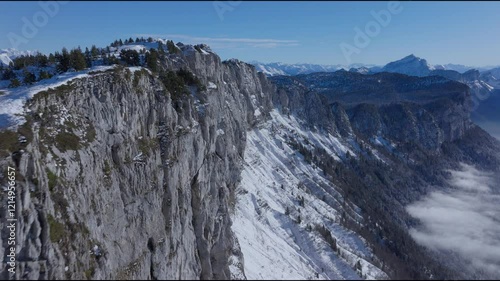 Drone Parmelan French Alps photo