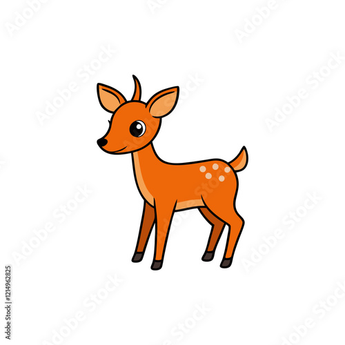 Axis Deer Cartoon vector