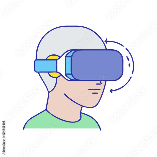 virtual reality icon, virtual reality vector illustration-simple illustration of virtual reality, perfect for virtual reality logos and icons