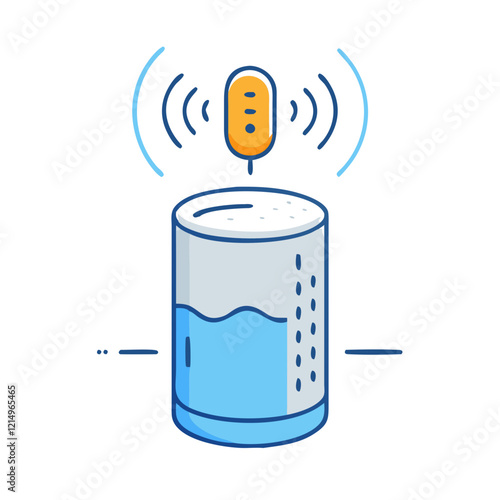 voice assistant icon, voice assistant vector illustration-simple illustration of voice assistant, perfect for voice assistant logos and icons