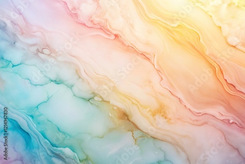 Gentle Pastel Cream Marble Gradient Background Wallpaper - Minimalist Abstract Design