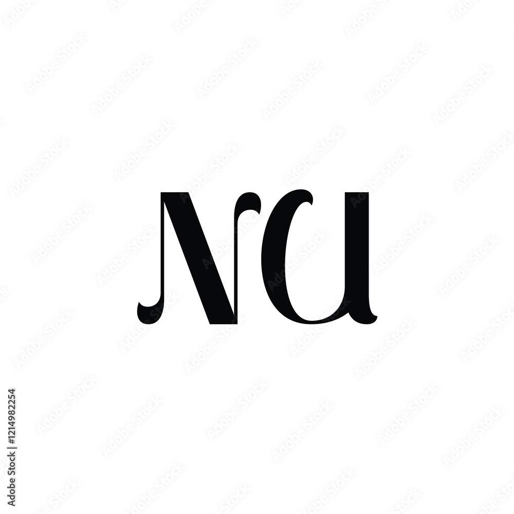 NU monogram logo design letter text name symbol monochrome logotype alphabet character simple logo NU monogram logo design letter text name symbol monochrome logotype alphabet character simple logo