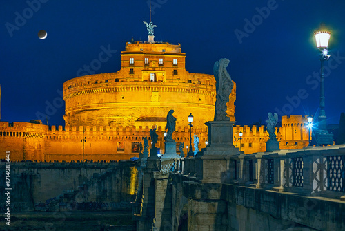 Castel Sant'Angelo e l'omonimo ponte photo