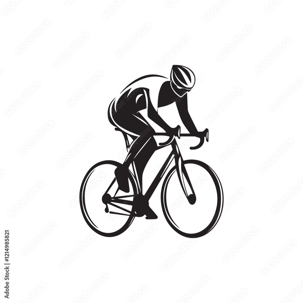 Obraz premium bicycle, bike, sport, cycling, silhouette, cyclist, vector, illustration, cycle, biker, ride, people, bmx, woman, sports, race, riding, person, black, biking, wheel, mountain, recreation,