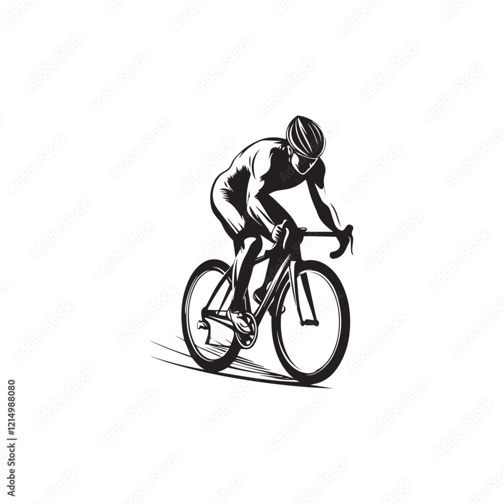 Obraz premium bicycle, bike, sport, cycling, silhouette, cyclist, vector, illustration, cycle, biker, ride, people, bmx, woman, sports, race, riding, person, black, biking, wheel, mountain, recreation,