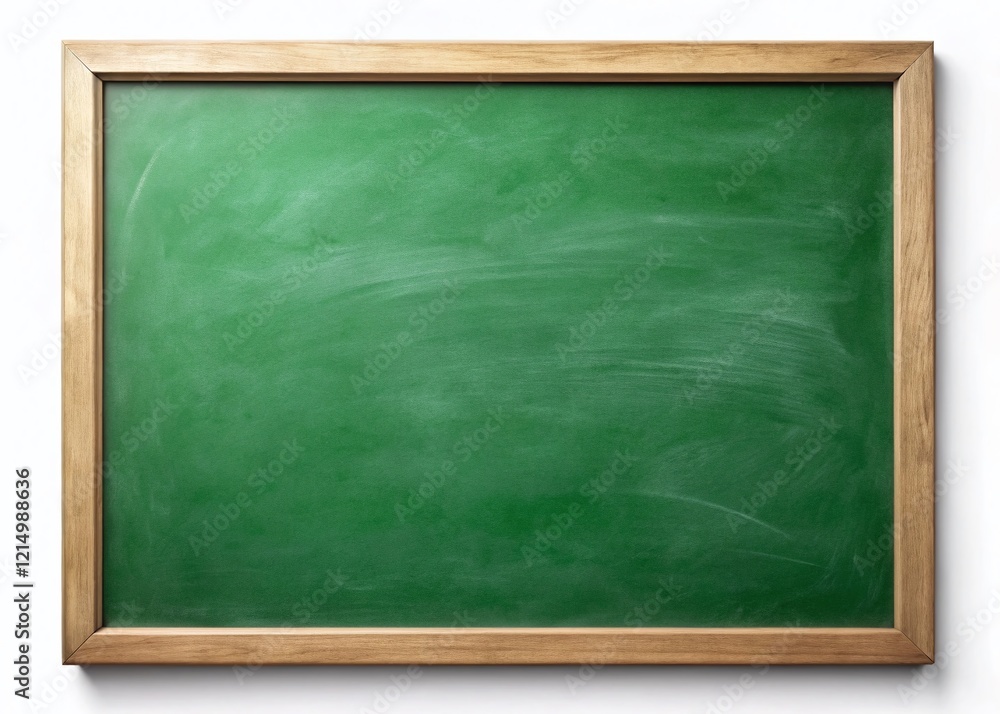 Green Chalkboard with Copy Space for Text and Design Elements - Perfect for Education and Back to School Green Chalkboard with Copy Space for Text and Design Elements - Perfect for Education and Back to School