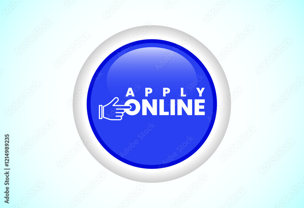 Apply online button, Suitable for mobile app, and website UI design. Apply online button, Suitable for mobile app, and website UI design.