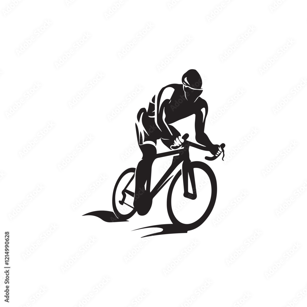 Obraz premium bicycle, bike, sport, cycling, silhouette, cyclist, vector, illustration, cycle, biker, ride, people, bmx, woman, sports, race, riding, person, black, biking, wheel, mountain, recreation,