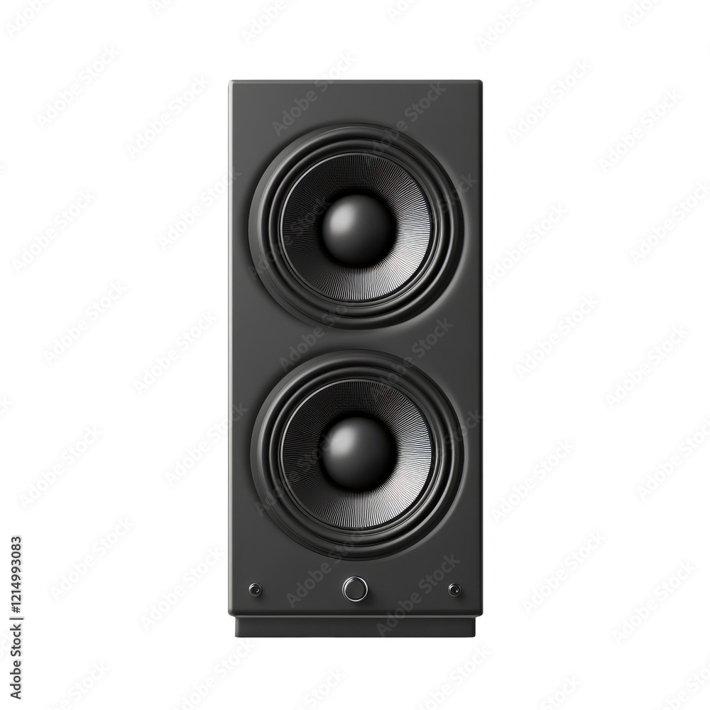 stack audio music speaker isolated on a transparent background stack audio music speaker isolated on a transparent background