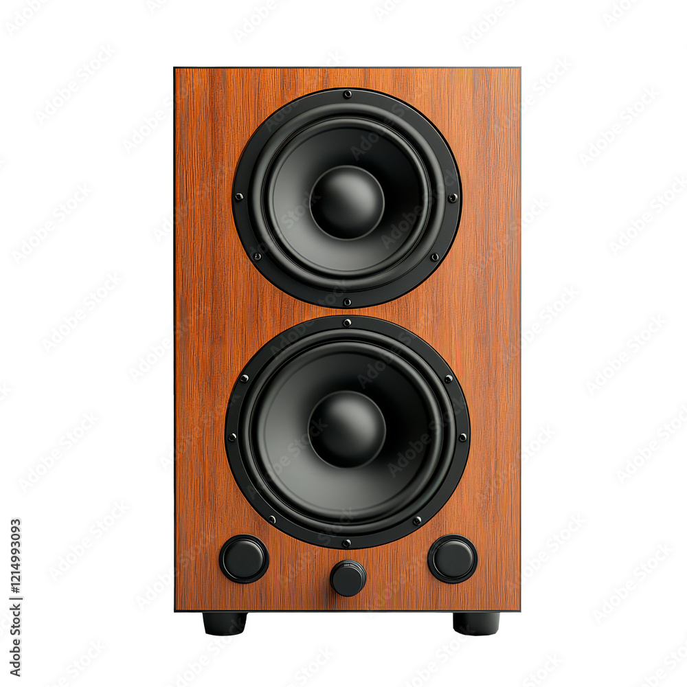stack audio music speaker isolated on a transparent background stack audio music speaker isolated on a transparent background
