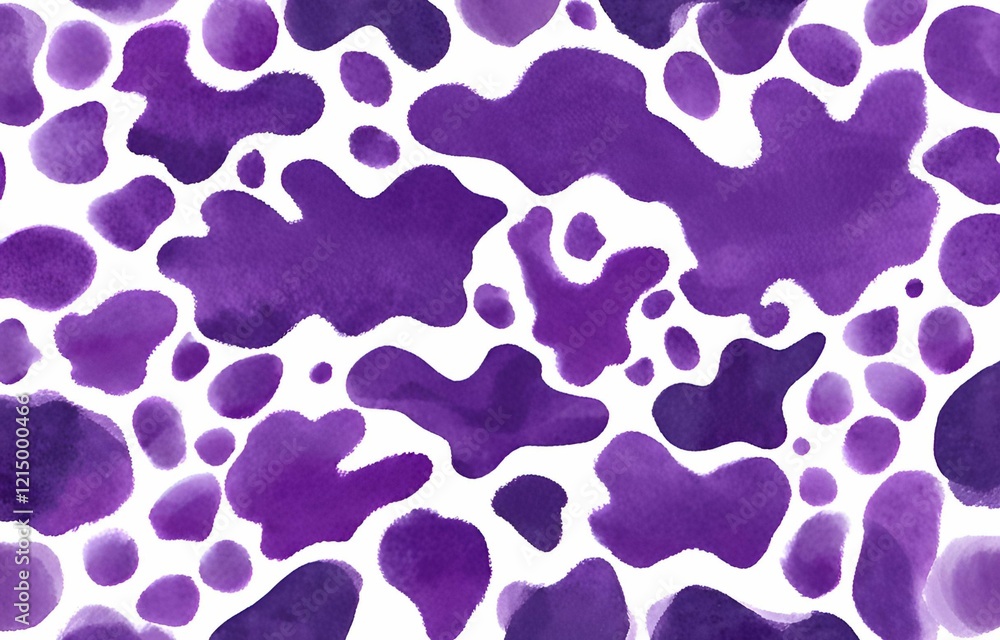 Fototapeta premium Abstract Purple Cow Print Design for Fabrics or Decor