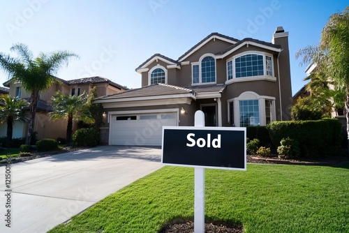 A beautiful suburban home with a 