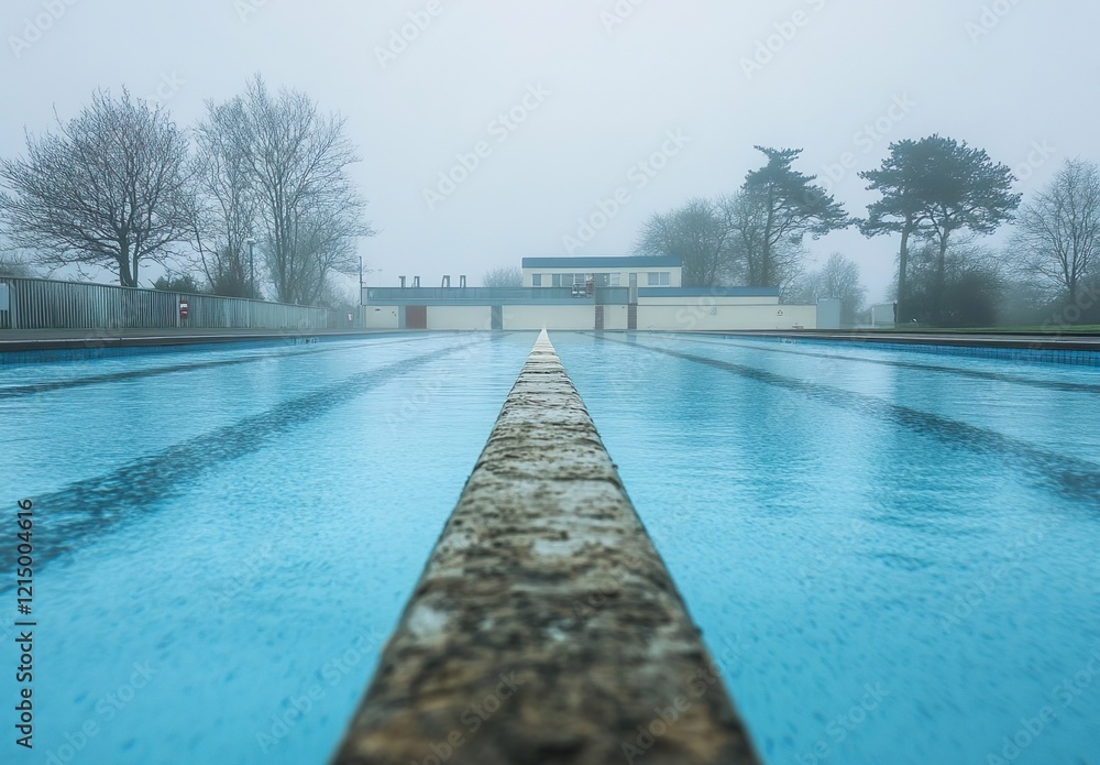 Obraz premium Soft blue waves undulate beneath the surface creating a bubble