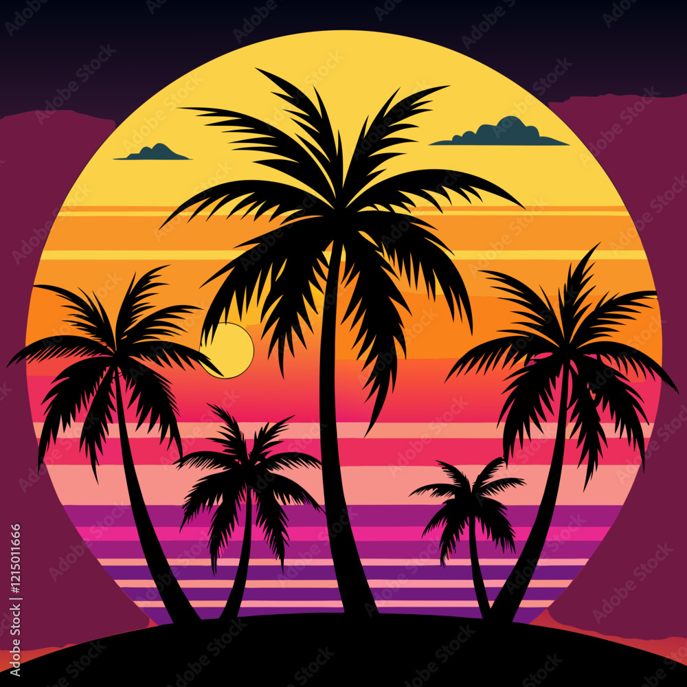 palm tree silhouette at sunset palm tree silhouette at sunset