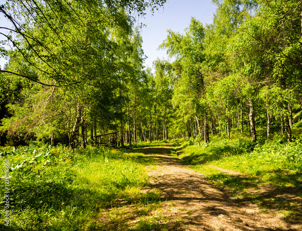 Views of nature and mountains on a popular hiking route in the mountains not far from Almaty. Summer landscapes in the mountains. Views of nature and mountains on a popular hiking route in the mountains not far from Almaty. Summer landscapes in the mountains.