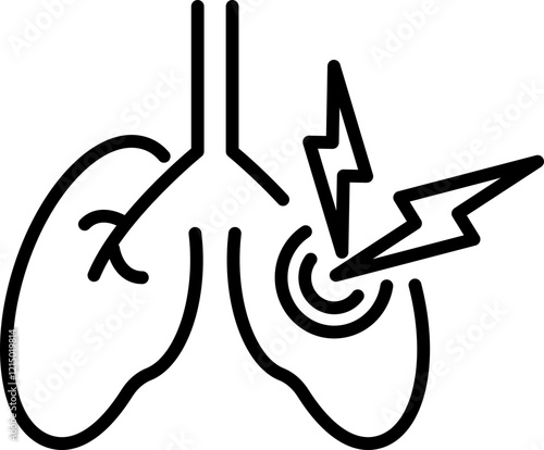 Asthma Attack Icon