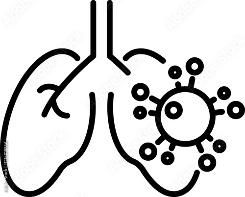 Bacterial lung inflammation