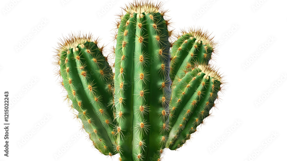 Cereus Cactus Trio: Three vibrant Cereus cacti, their green bodies adorned with fine spines, stand tall against a bright backdrop, showcasing their unique desert resilience. Cereus Cactus Trio: Three vibrant Cereus cacti, their green bodies adorned with fine spines, stand tall against a bright backdrop, showcasing their unique desert resilience.