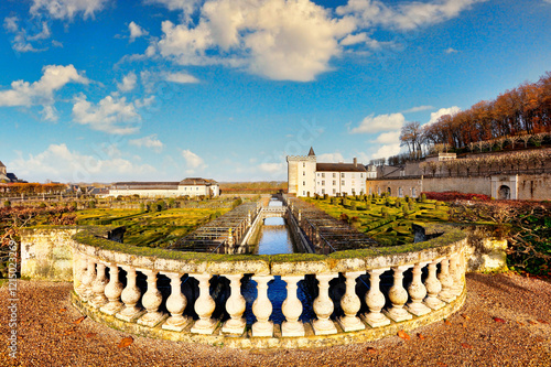 Billede på lærred Villandry castle and garden in France