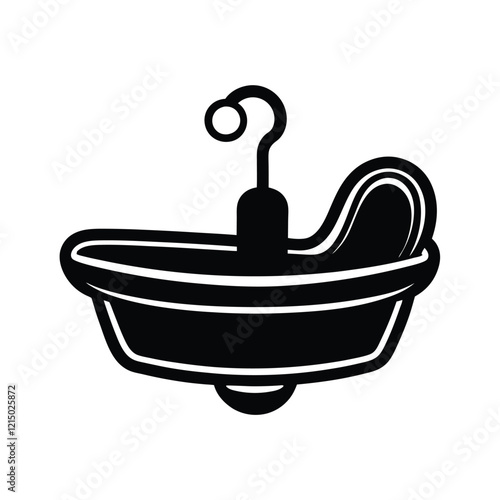 A baby-soap-holder vector illustration