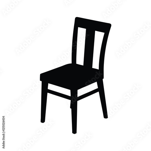 Wallpaper Mural wooden chair vector illustration Torontodigital.ca