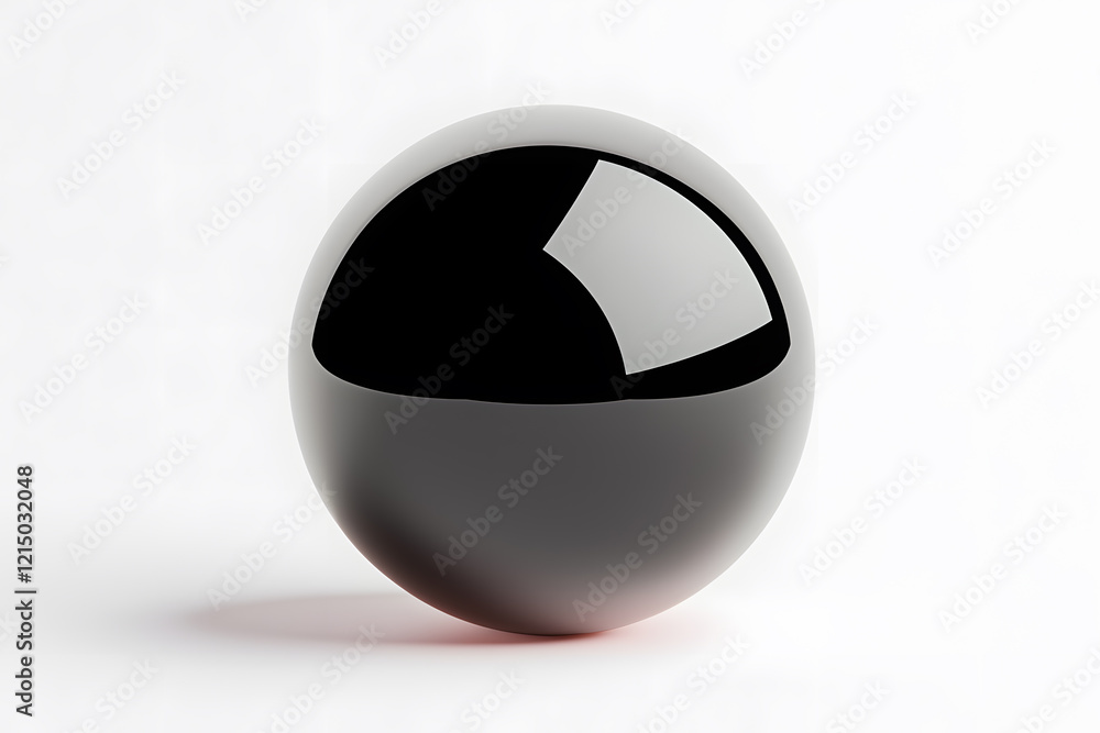 Color glass ball, isolated on a white background Color glass ball, isolated on a white background