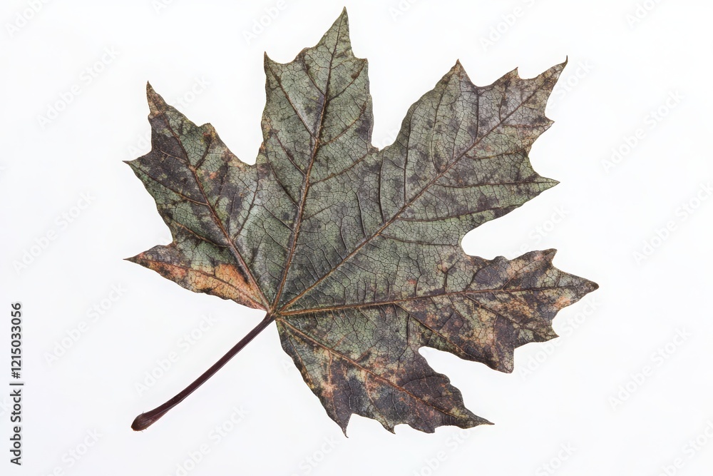 Naklejka premium Canada maple leaf plant tree fragility isolated on white background