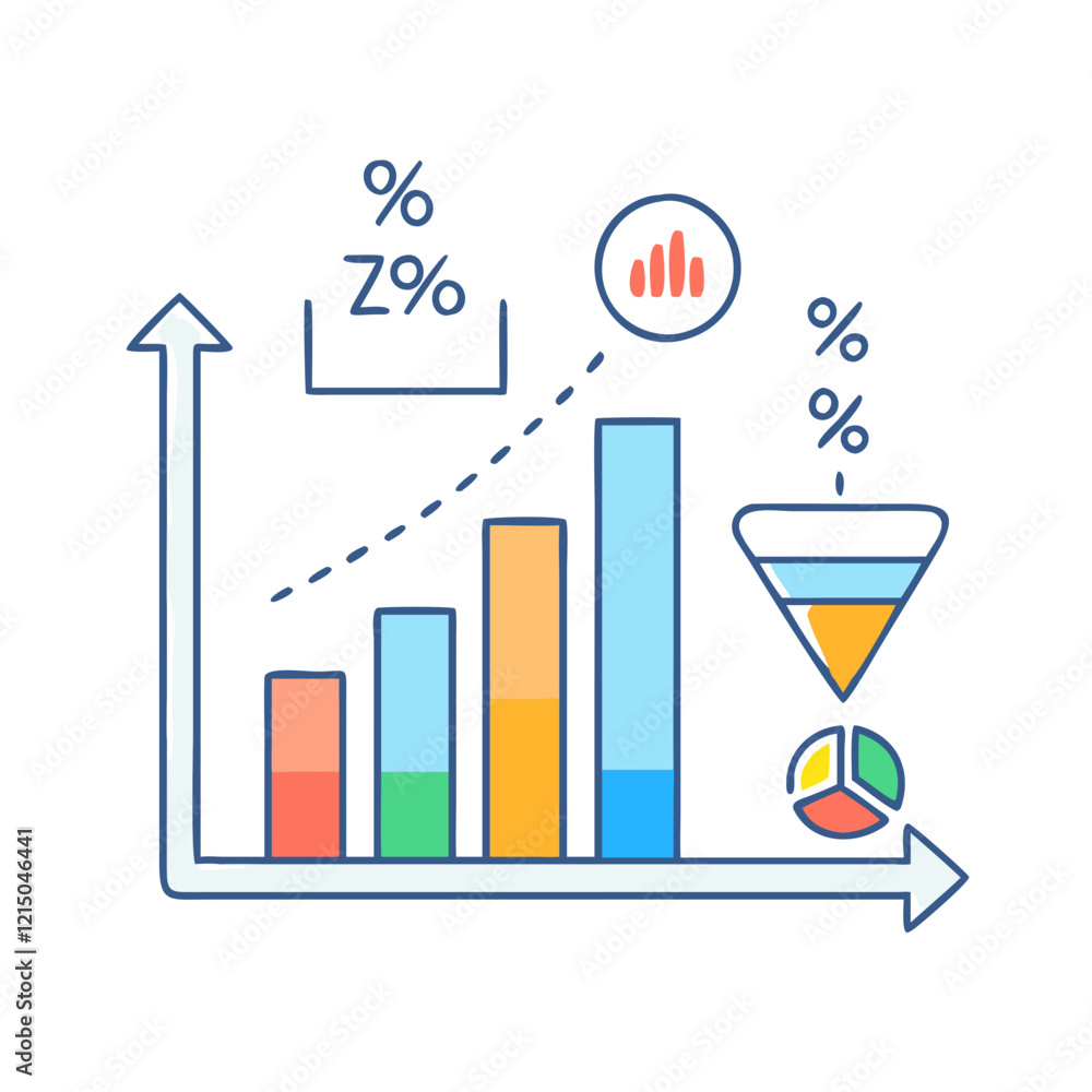conversion rate icon, conversion rate vector illustration-simple illustration of conversion rate, perfect for conversion rate logos and icons