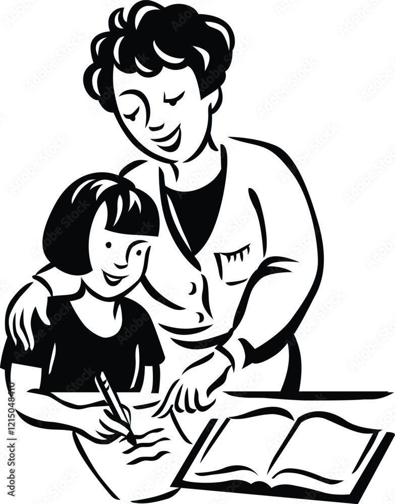 mother and son reading mother and son reading