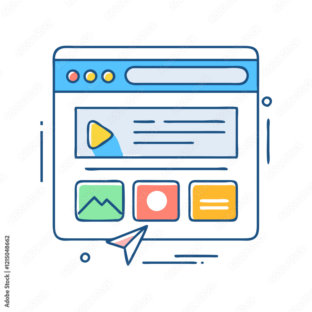 landing page icon, landing page vector illustration-simple illustration of landing page, perfect for landing page logos and icons landing page icon, landing page vector illustration-simple illustration of landing page, perfect for landing page logos and icons
