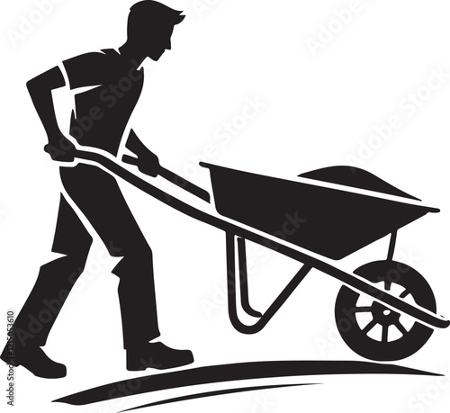 wheelchair victor style design with white background.